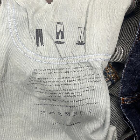 Spoke Original 12 Oz Original Denim in Rinse Wash. - Picture 12 of 13
